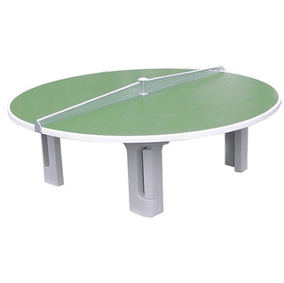 Bordtennisbord Rundt Grønt Grønn | Utendørs | Med nett