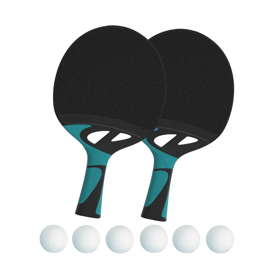 Bordtennissett Cornilleau Tacteo 50 2 uteracketer | 6 baller | Skole 