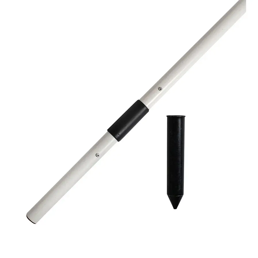 Hjørnstolpe fleksibel 30 mm Hvit stolpe - diameter 30 mm 
