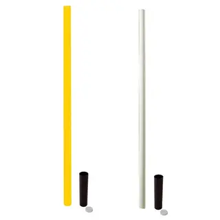 Hjørnestolpe allround 50 mm Hvit eller gul hjørnestolpe