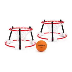Vannbasketball sett 2 basketkurver og 1 ball til bruk i vann