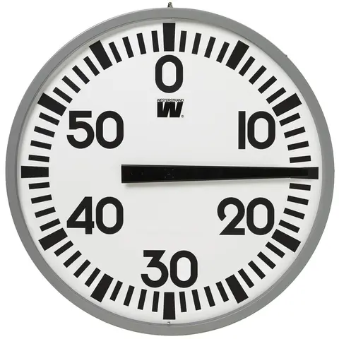 Banetreningsur 1 viser | Vegghengt Paceklokke | 230V/24AC