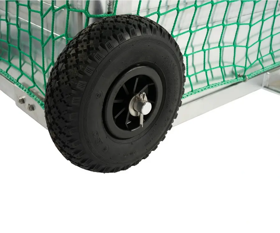 Landhockeymål 3,66 x 2,14 m | Med transporthjul 