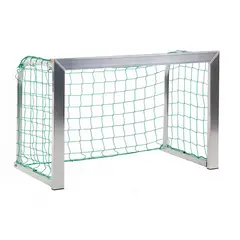 Minimål foldbart 120 x 80 cm Robust alu fotballmål | 10 cm masker