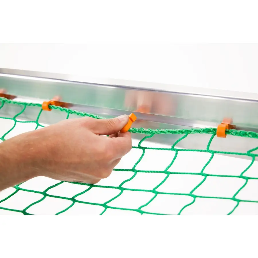 Minimål foldbart 120 x 80 cm Robust alu fotballmål | 10 cm masker 