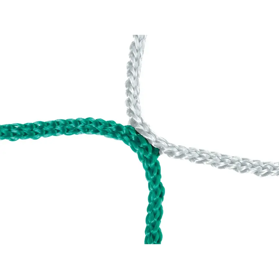 Nett 11'er fotballmål 750x250 cm 1 par| Hvit/Grønn| 200/200 | 4 mm | M120 
