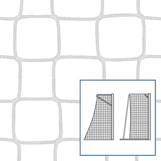 Nett h&#229;ndball/fotballm&#229;l 3x2 m 1 par | Hvit | 80/100 | 4 mm | M100