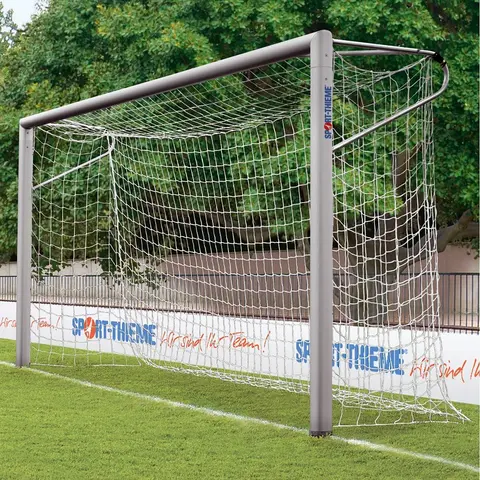 Fotballm&#229;l 5x2 m m/bakkehylser 7&#39;er m&#229;l | Oval profil | Sveiset