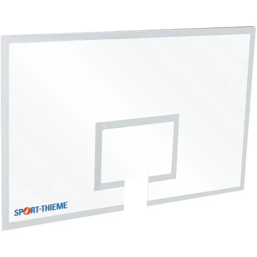 Basketballplate SCS Sikkerhetsglass 180x120 cm | Innendørs basketplate 