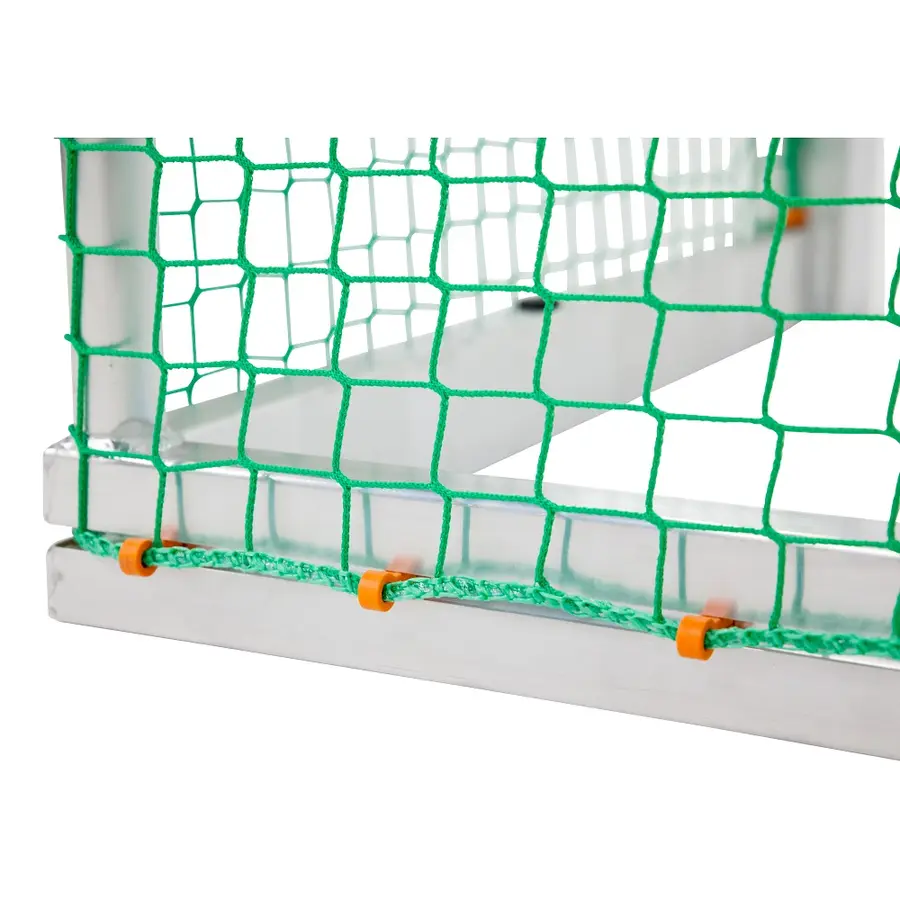 Minimål helsveiset 120 x 80 cm Robust alu fotballmål | 10 cm masker 