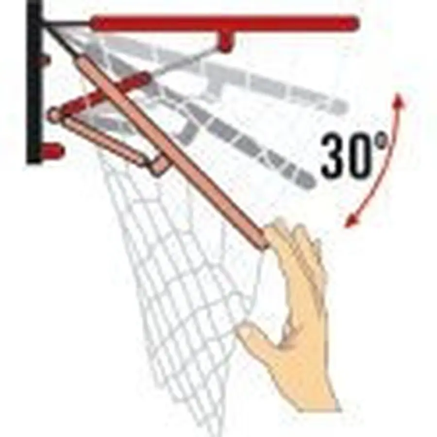 Basketballkurv Premium 75 kg 75 kg dunkering | kun kurv 