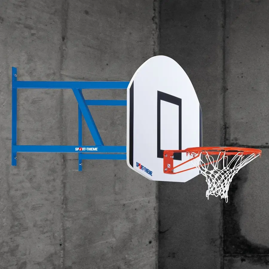 Vegghengt basketkurv School Indoor Komplett | Utheng 80 cm 