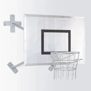 Vegghengt basketkurv Fair Play Komplett | fast kurv | Alu bakplate