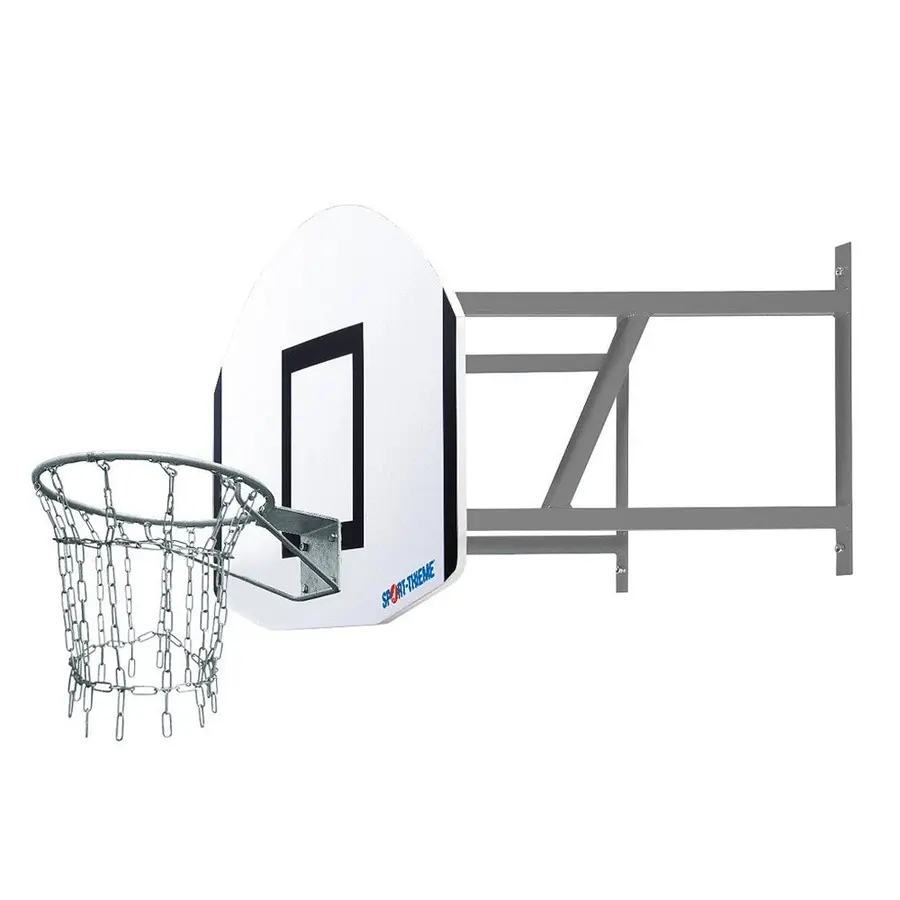 Vegghengt basketkurv School Outdoor Komplett | Utheng 80 cm 