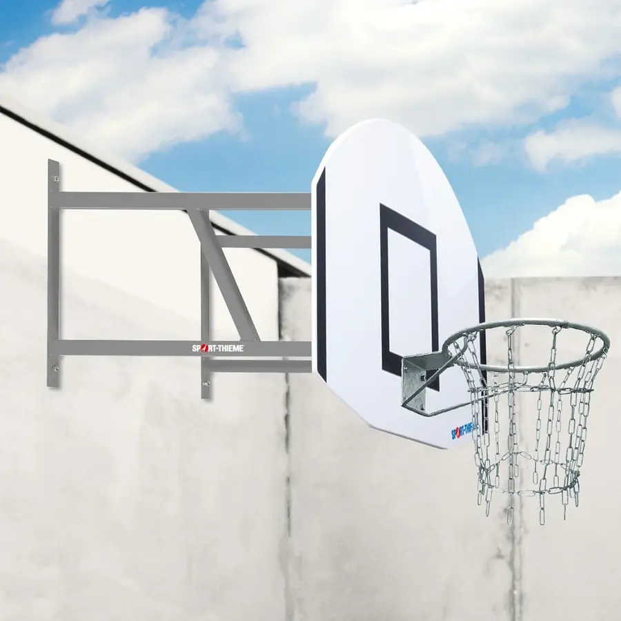 Vegghengt basketkurv School Outdoor Komplett | Utheng 80 cm 