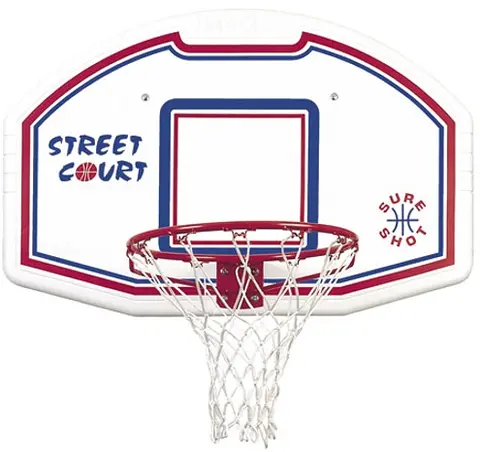 Basketballkurv New York med plate Inne- og utebruk | komplett sett