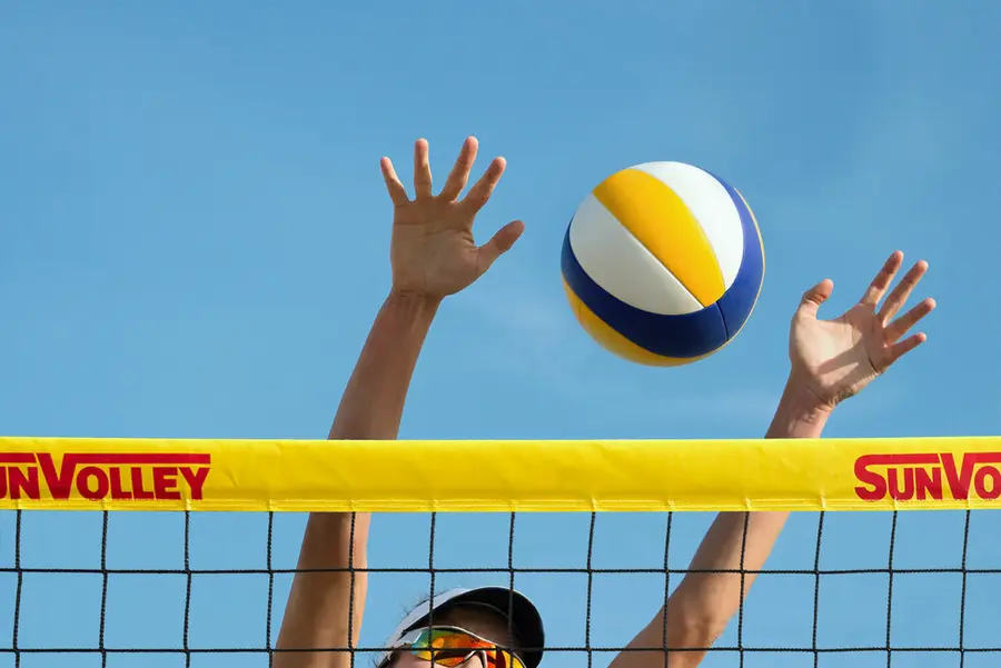 Sandvolleyball-sett SunVolley Standard- Nett 8,5 m | Stolper | Bag 