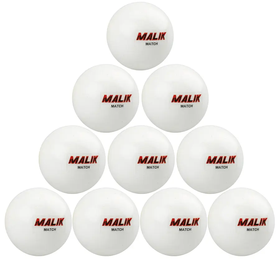 Landhockey Ball Allround 10 stk. 70 mm | Hvit | Utendørsball 