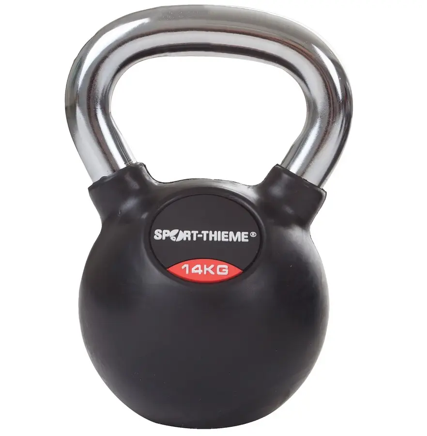Kettlebell Gummiert Glatt 14 kg 1 stk | 14 kg 