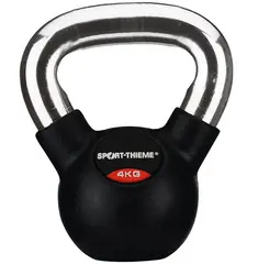 Kettlebell Gummiert Glatt kromh&#229;ndtak 1 stk | Vekt fra 4 til 32 kg