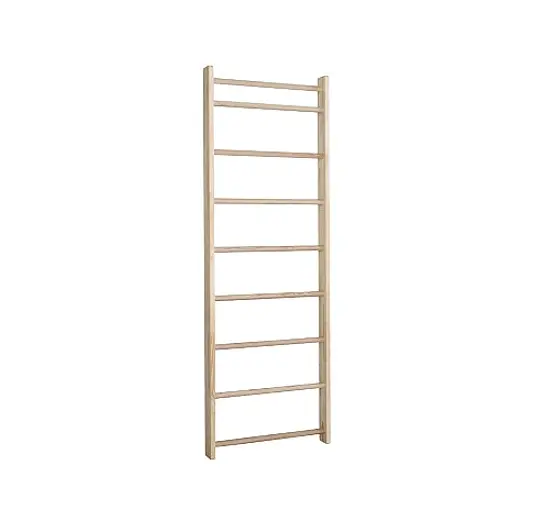 Ribbevegg 210x80 cm 1 seksjon | Avstand 25,2 cm | Ask 