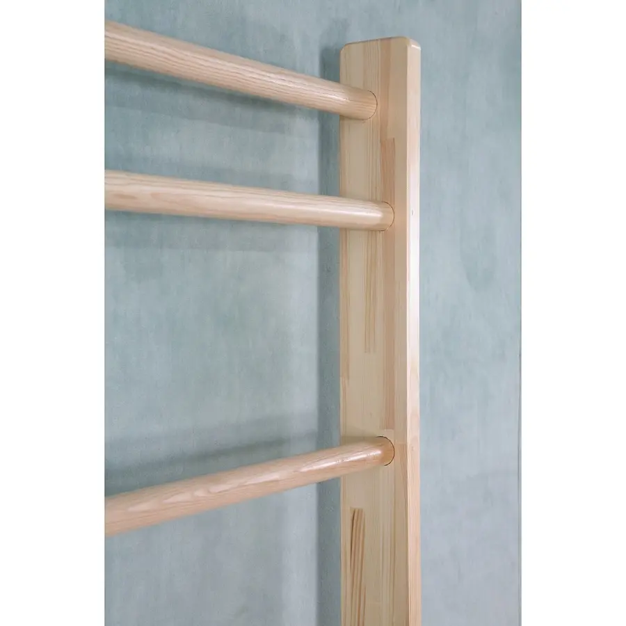 Ribbevegg 210x80 cm 1 seksjon | Avstand 25,2 cm | Ask 