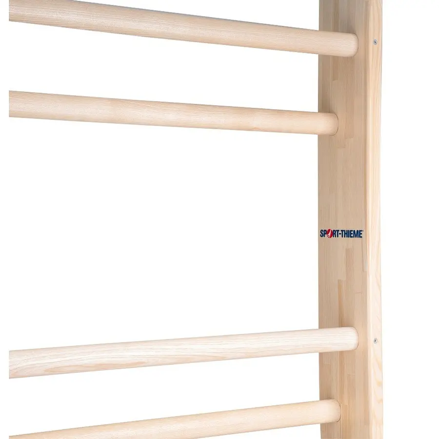 Ribbevegg 260x100 cm 1 seksjon | Avstand 14 cm | Bøk 