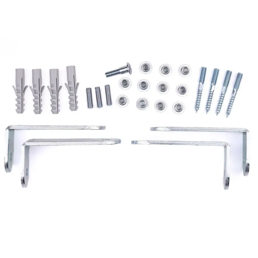 Ribbevegg 260x100 cm 1 seksjon | Avstand 14 cm | Bøk 
