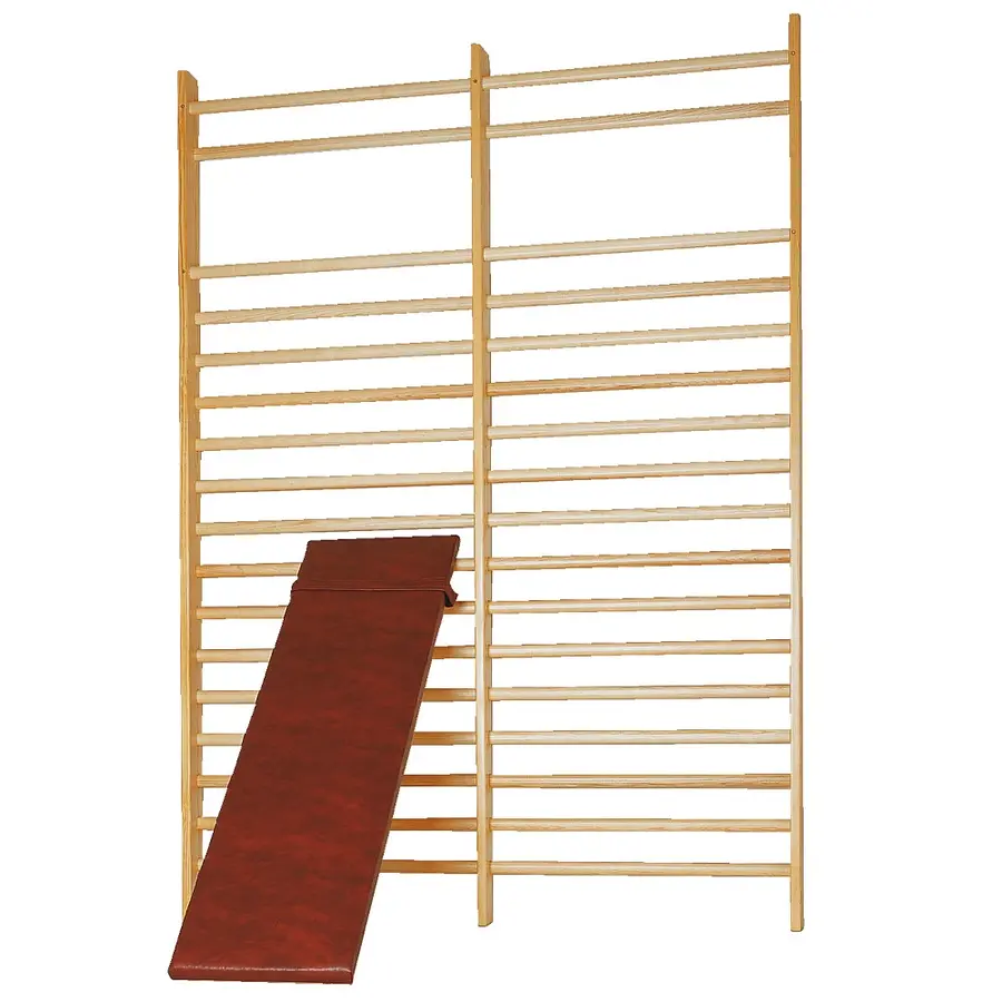 Ribbevegg 280x200 cm 2 seksjoner | Avstand 14 cm | Ask 