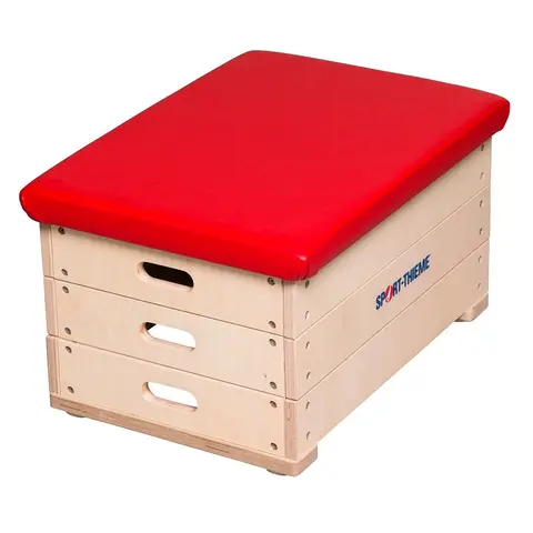 Sprangkasse Multiplex 3 delt r&#248;d T&#220;V/GS godkjent | Bj&#248;rk