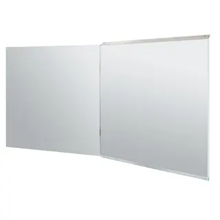 Speil for veggmontering. Sammenleggbart Velg: Lengde (ikke sammenlagt) x h&#248;yde