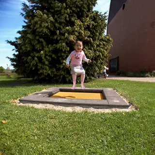 Nedfelt trampoline Kindergarten Til barnehager