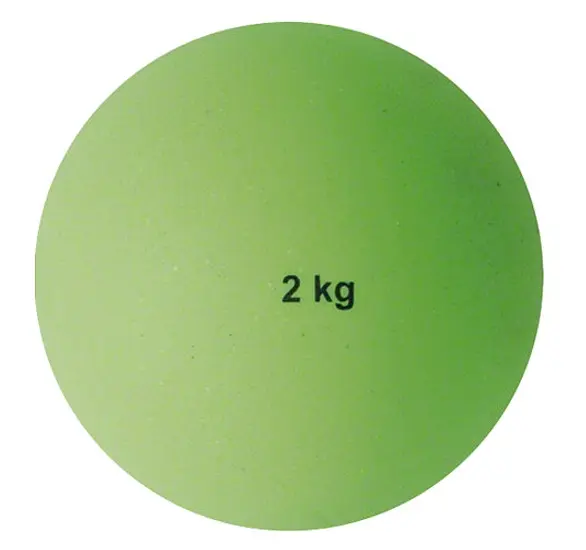 Støtkule kunststoff 2 kg 2 kg | 114 mm | grønn 