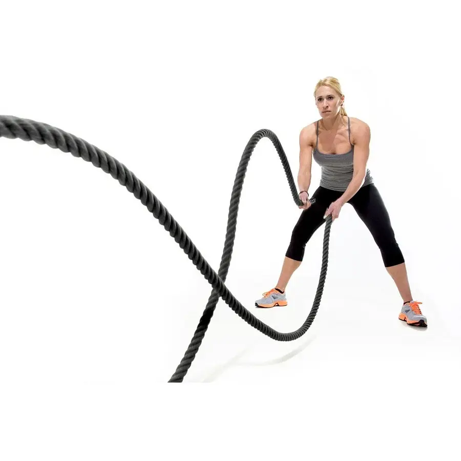 Battle rope 10 m/7 kg Tau uten nylontrekk 