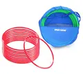 Gymnastikkringer Pvc 60 cm 10 stk Flat | Med oppbevaringspose