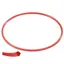 Gymnastikkring Pvc 70 cm | Rød 70 cm flat ring med kant-profil 