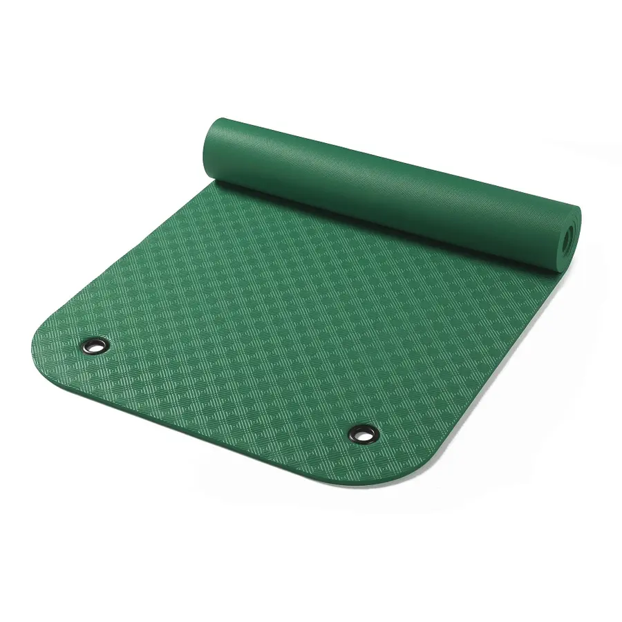Treningsmatte Komfort med hull Grønn 180 x 100 x 0,8 cm 