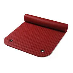 Treningsmatte Komfort med hull R&#248;d 180 x 65 x 0,8 cm