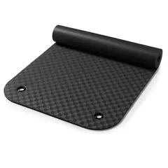 Treningsmatte Komfort med hull Svart 180 x 65 x 0,8 cm
