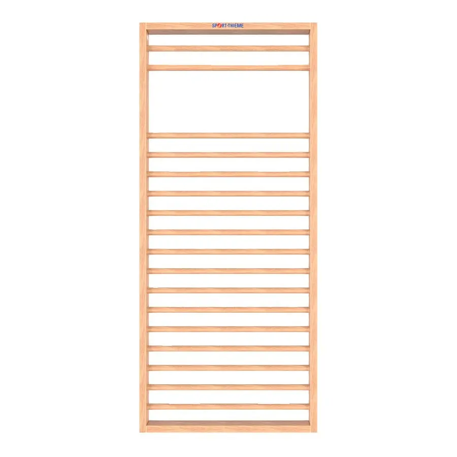 Ribbevegg U3 230 x 100 cm 1 seksjon | Avstand 7,5 cm | Bøk 