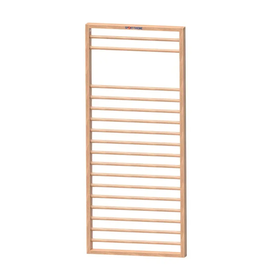 Ribbevegg U3 230 x 100 cm 1 seksjon | Avstand 7,5 cm | Bøk 