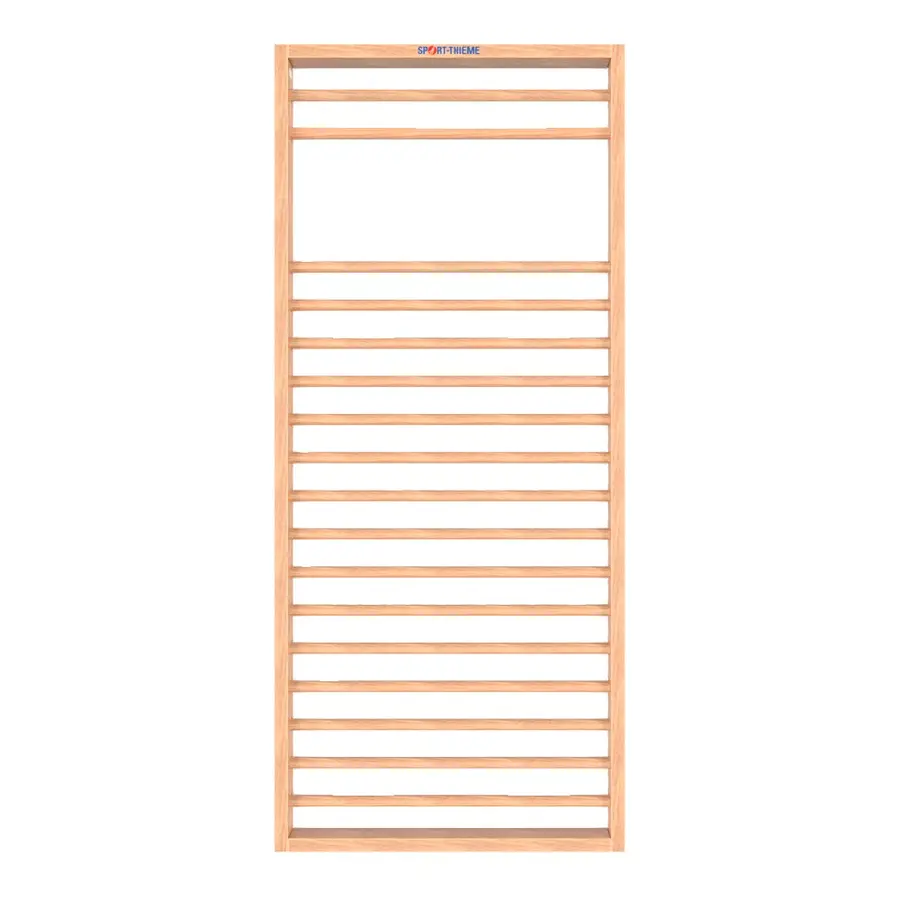 Ribbevegg U3 230 x 100 cm 1 seksjon | Avstand 7,5 cm | Bøk 