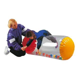 Terapirulle Airkraft med baller 45 cm gjennomsiktig og luftfylt p&#248;lle
