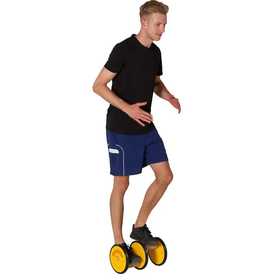 Pedalo Sport med svarte dekk Tråbrett 