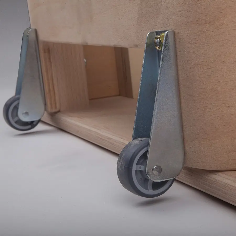 Sprangkasse Kids 4 delt Med hjul | Bjørk 