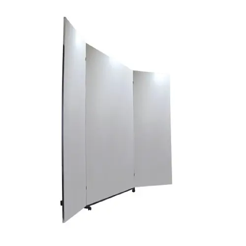 Speil transportabelt & sammenleggbart 300 (74/150/74) x 200 cm 