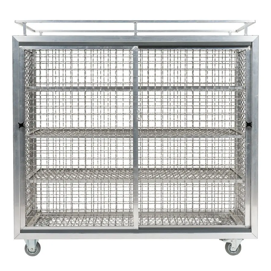 Utstyrsvogn aluminium 150 x 148 x 62 cm 