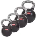 Kettlebells Gummiert Riflet Grep 4 stk | 20 til 32 kg