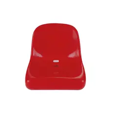 Tribunesete Rød Lang ryggstøtte