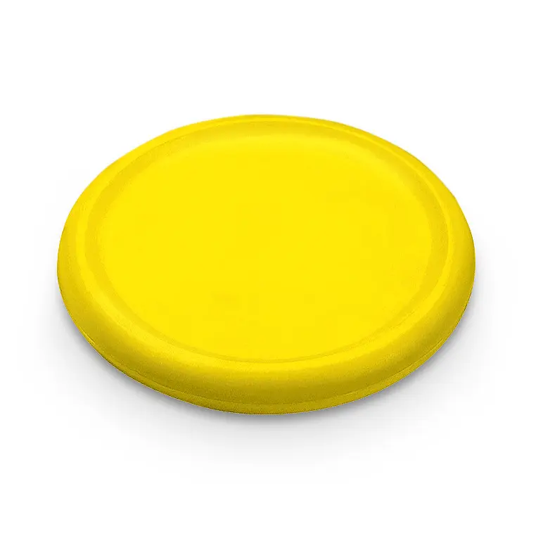 Kasteskive myk gul Frisbee i skumstoff 